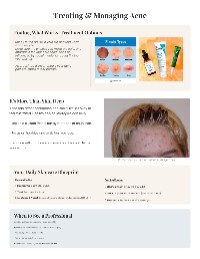 Guide to Understanding and Managing Acne
