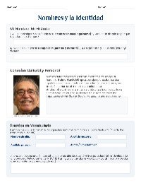Explorando la Identidad a Través de Nombres