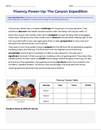 Building Reading Fluency Through Targeted Practice