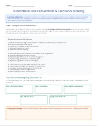 Making Healthy Choices: Drug Prevention Skills