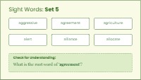 Essential Sight Words for Fifth Graders