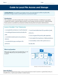 Understanding Local File Access and Storage