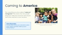 Coming to America: Our Journey Together