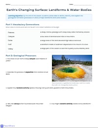 Exploring Earth's Dynamic Landforms and Waters