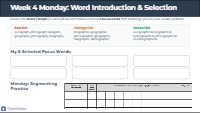 Unlocking Roots: A Six-Week Word Study