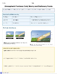 Weather Fronts and Atmospheric Patterns