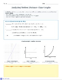 Distance-Time Graph Guided Notes