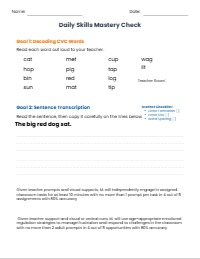 MM IEP Skills Progress Monitoring Assessment
