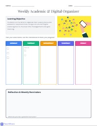 Interactive Google Sheets Weekly Planning Template