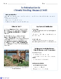 Understanding Chronic Wasting Disease