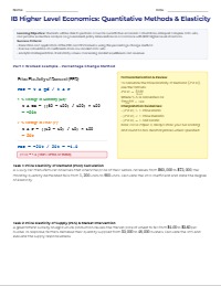 IBDP HL Economics Paper 3 Practice
