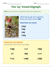 Fun With The AY Vowel Digraph