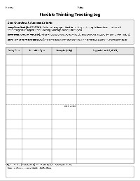 Kailen's Flexible Thinking Goal Tracker