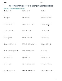 Solving Linear Equations Guided Notes