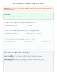 Narrative Writing Unit Assessment Set