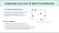 Mastering Gas Laws and Ideal Gas Behavior