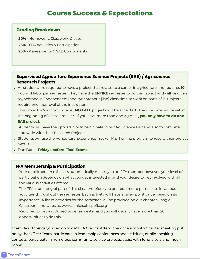 Ornamental Horticulture Course Syllabus
