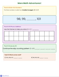 Number Skills Practice Worksheet