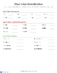 Understanding Place Value and Operations