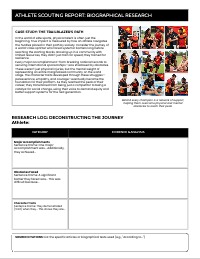 Lessons Beyond the Game: Athlete Project