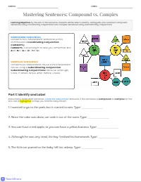 Mastering Compound and Complex Sentences