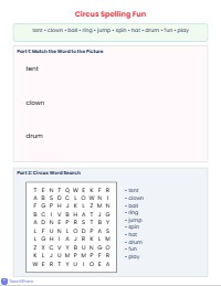 Week 4 Spelling Practice Worksheet