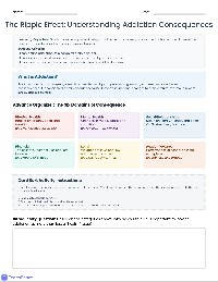 Addiction Consequences Card Sort