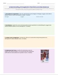 Atmosphere and Climate Change Assessment