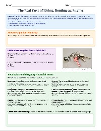 Renting vs. Buying