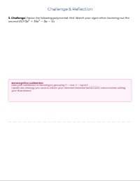 Exit Ticket: Factoring Polynomials by Grouping