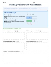 Dividing Fractions by Fractions: Visual Mastery