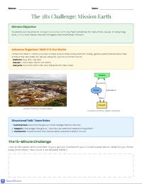 Reduce, Reuse, Recycle Challenge