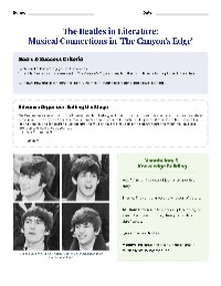 The Beatles' Influence in Literature