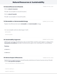 Geoscience Exam Overview