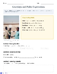 Friendly Words and Colors