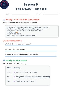 Fair or Not? Bias in AI