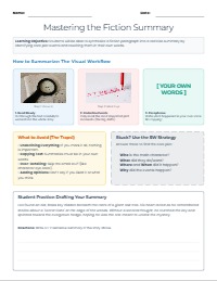 Mastering Fiction Summary Writing Skills