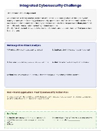 Cybersecurity Case Study Analysis