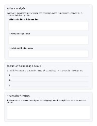 Product Failure Analysis Worksheet