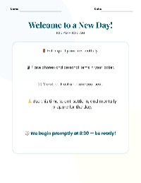 Morning Meeting Overview
