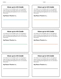 Welcome to 4th Grade Handouts