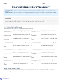 Mastering Essential Financial Literacy Vocabulary