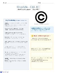Understanding Copyright Concepts