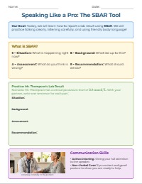 Clinical Role-Play: Patient and Lab Tech Interactions