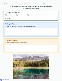 Inspired by Nature Worksheet