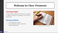 Mastering Pronouns: Writing With Style