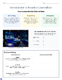 Introduction to Broadcast Journalism