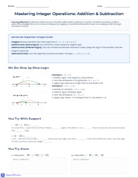 Mastering Integer Operations: A Comprehensive Guide