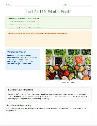 Food Sources and Cycling