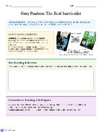 Author Credibility Explorer: Gary Paulsen